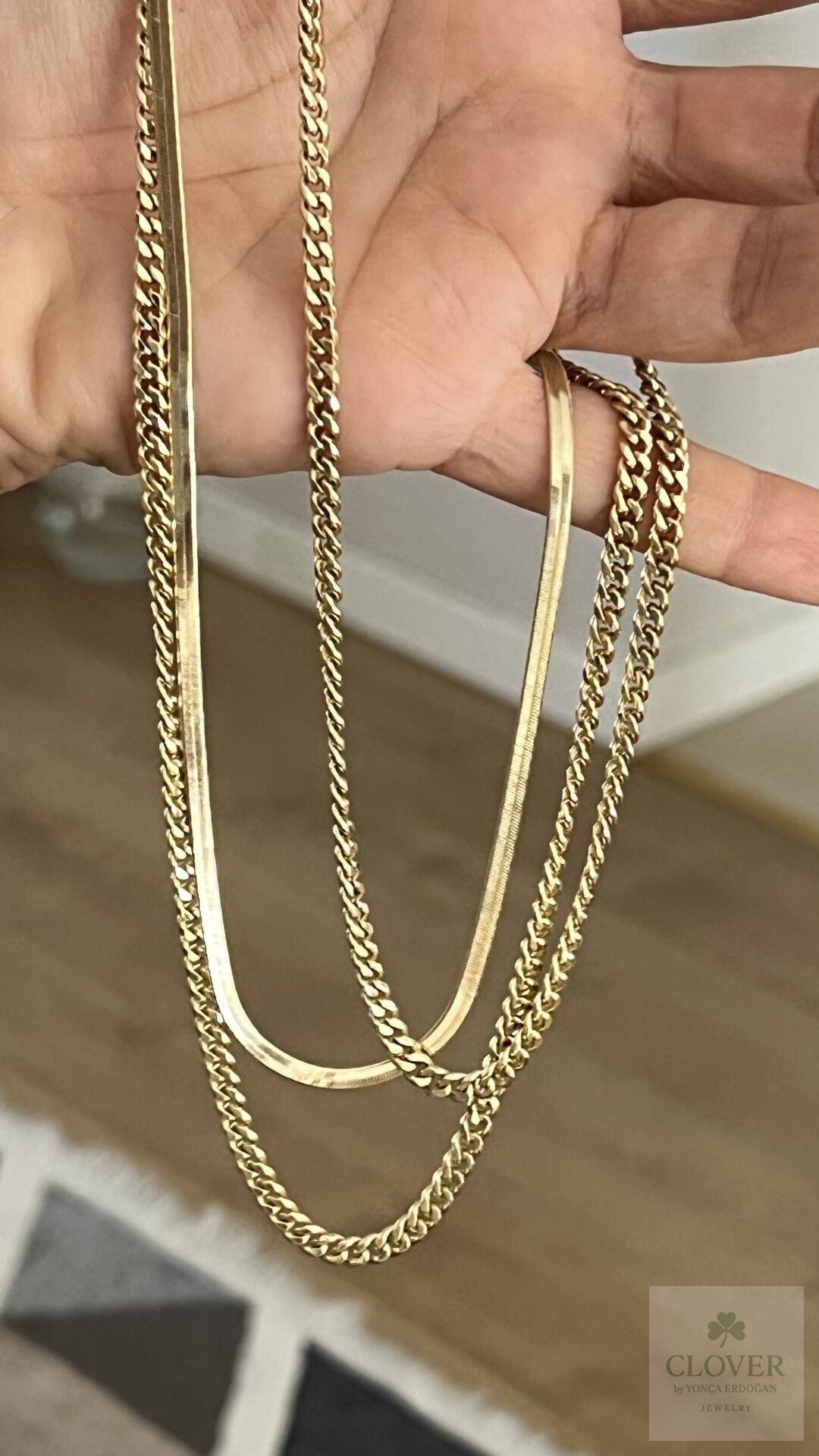 Xuping Altın Kaplama Zincir 45
