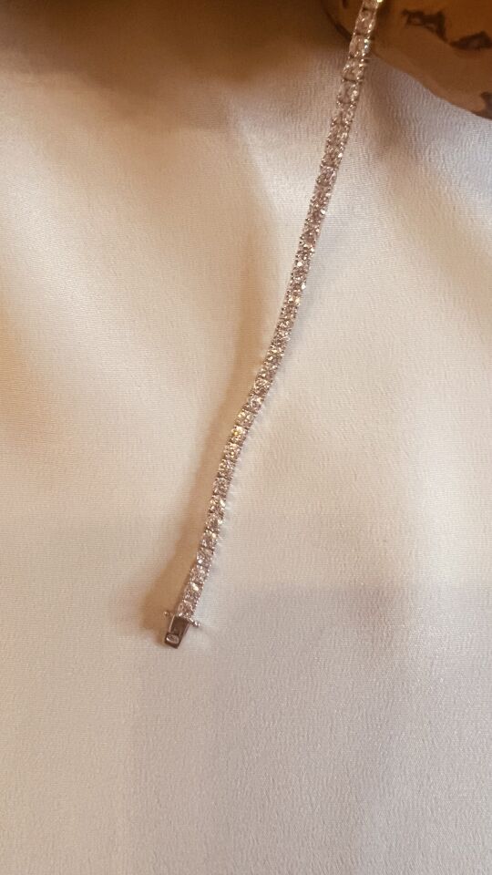 3,5 MM  925 Ayar Gümüş Su Yolu Bİleklik