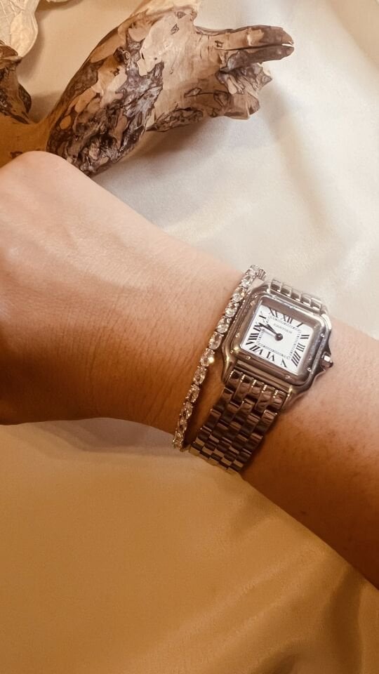 Badem Form 925 Ayar Su Yolu Bileklik