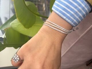 Su Yolu 925 Ayar Gümüş Bileklik