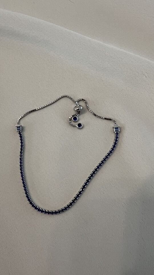 Mavi Asansörlü Su Yolu Bileklik