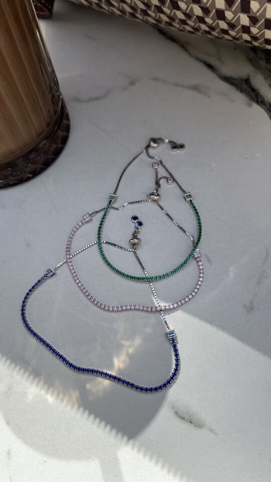 Pembe Asansörlü Su Yolu Bileklik