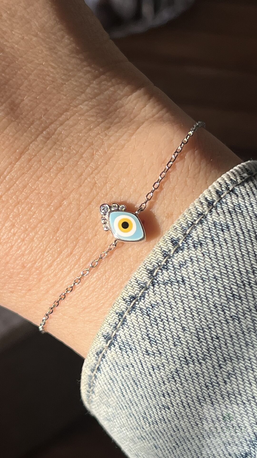 Gümüş Nazar Boncuk Bileklik