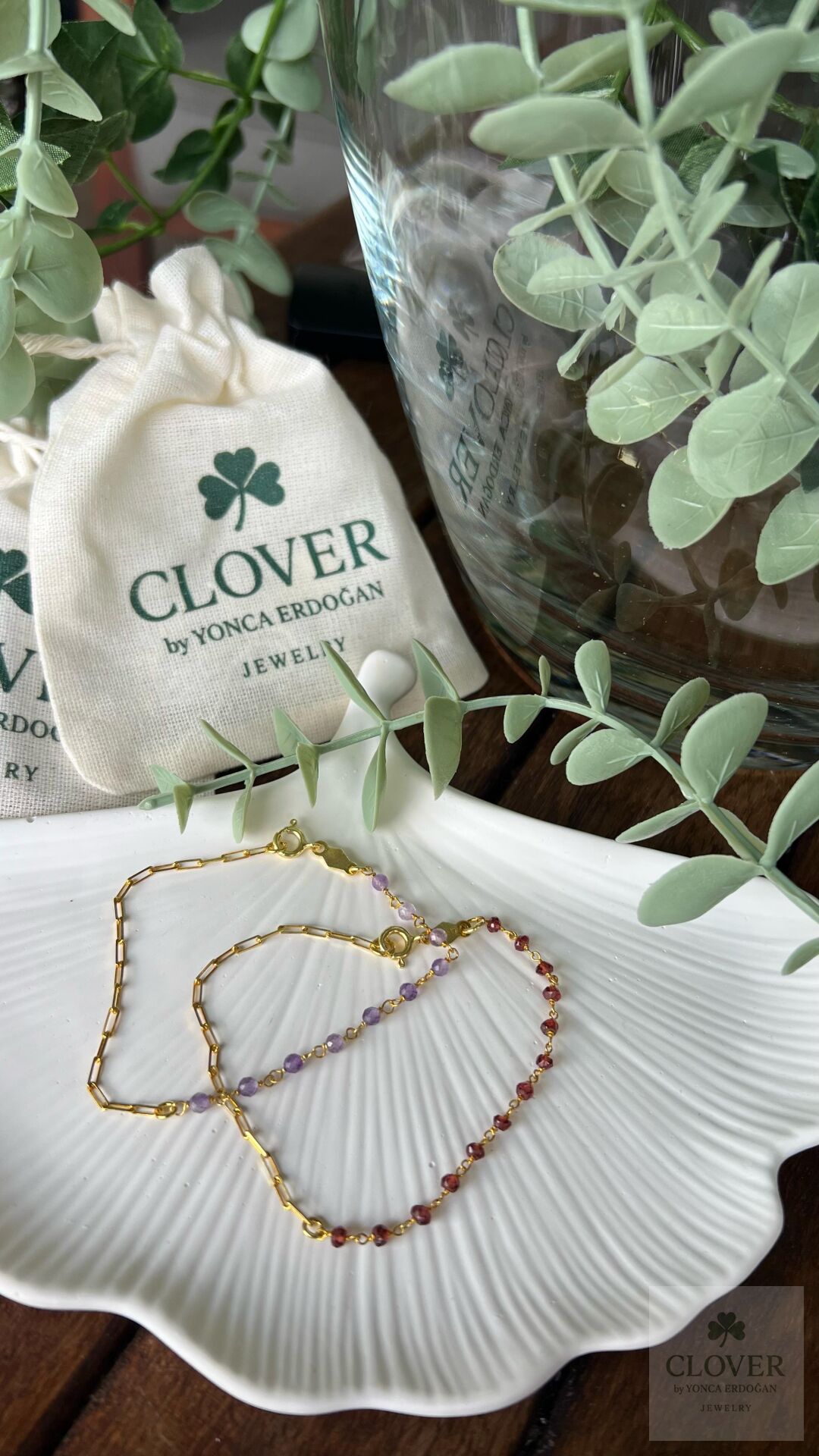 Akik Taş Gümüş Zincir Bileklik