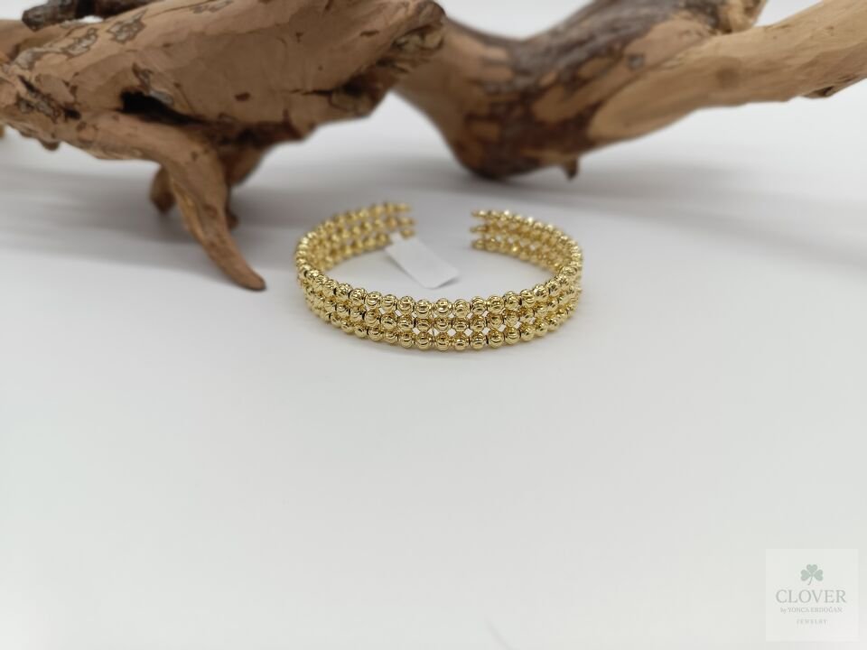 925 Ayar Gümüş Lazer Kesim Toplu Kelepçe