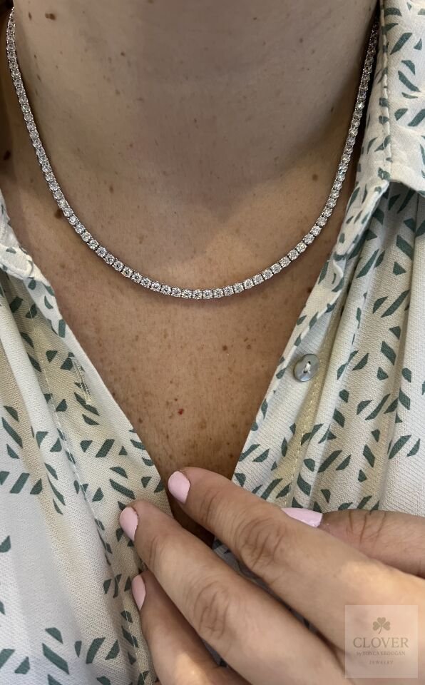 925 Ayar gümüş Su yolu Kolye