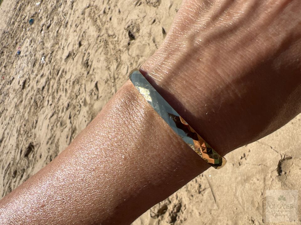 Paslanmaz Çelik Altın kaplama Kelepçe