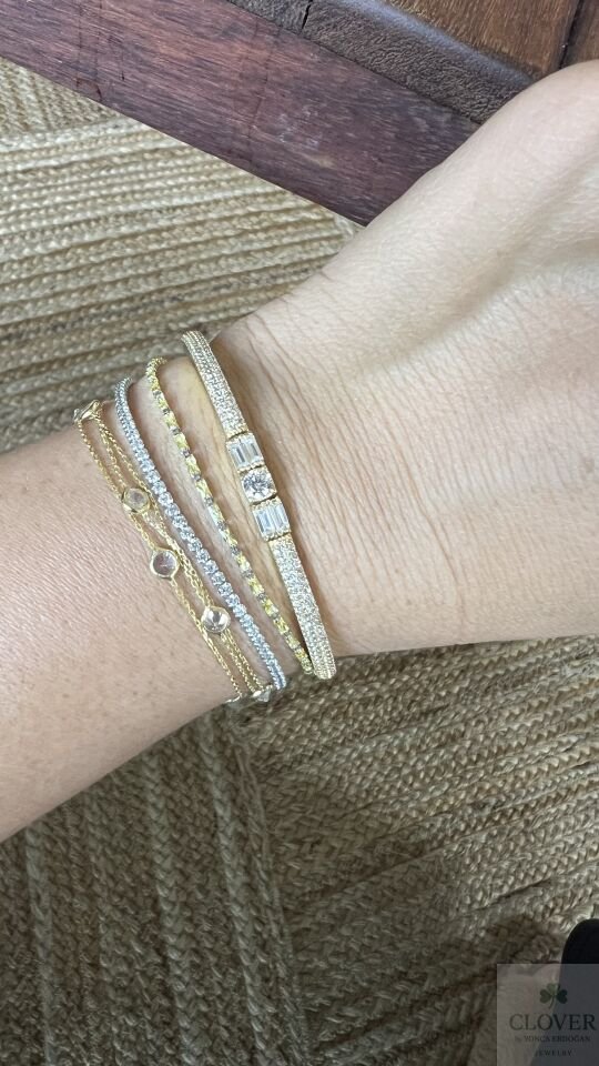 925 Ayar Gümüş 3lü Tiffany Bileklik