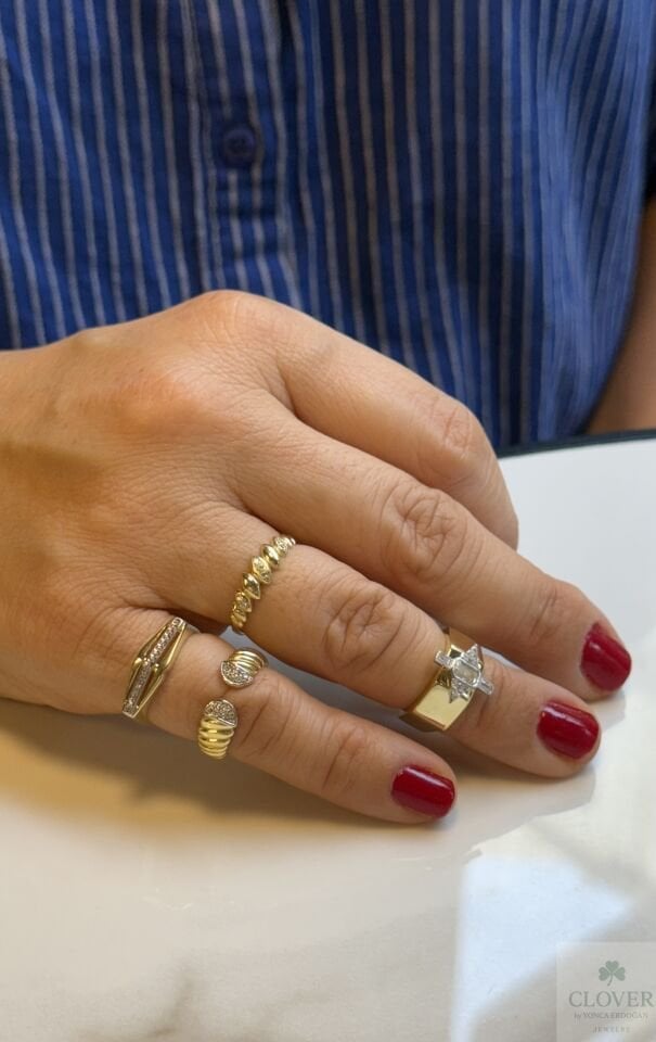 925 Ayar Gümüş Mekik Yüzük